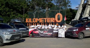 Velozity Journey 2015 Capai Titik Nol Kilometer Indonesia.